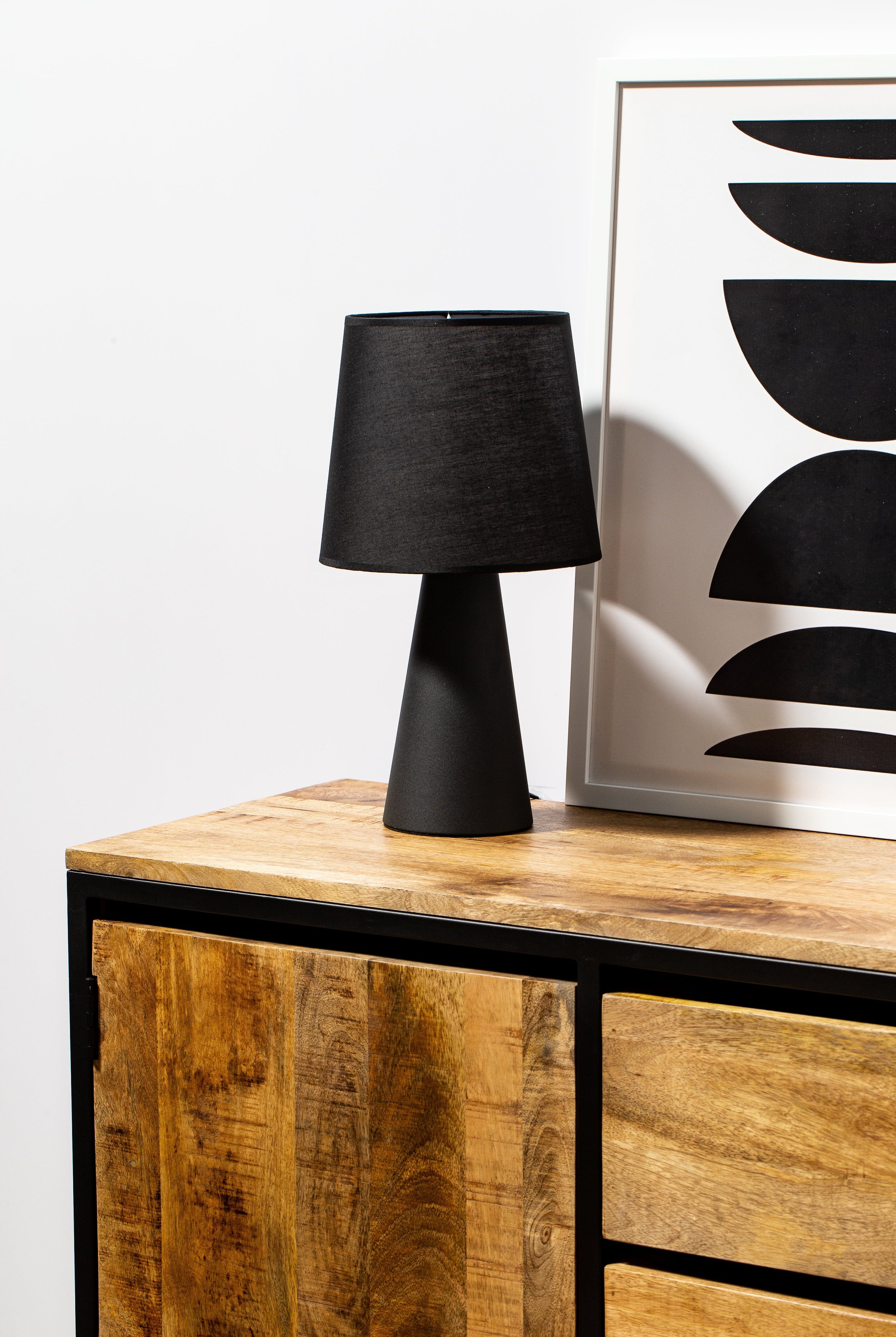 Black Modern Table Lamp Home Homekode