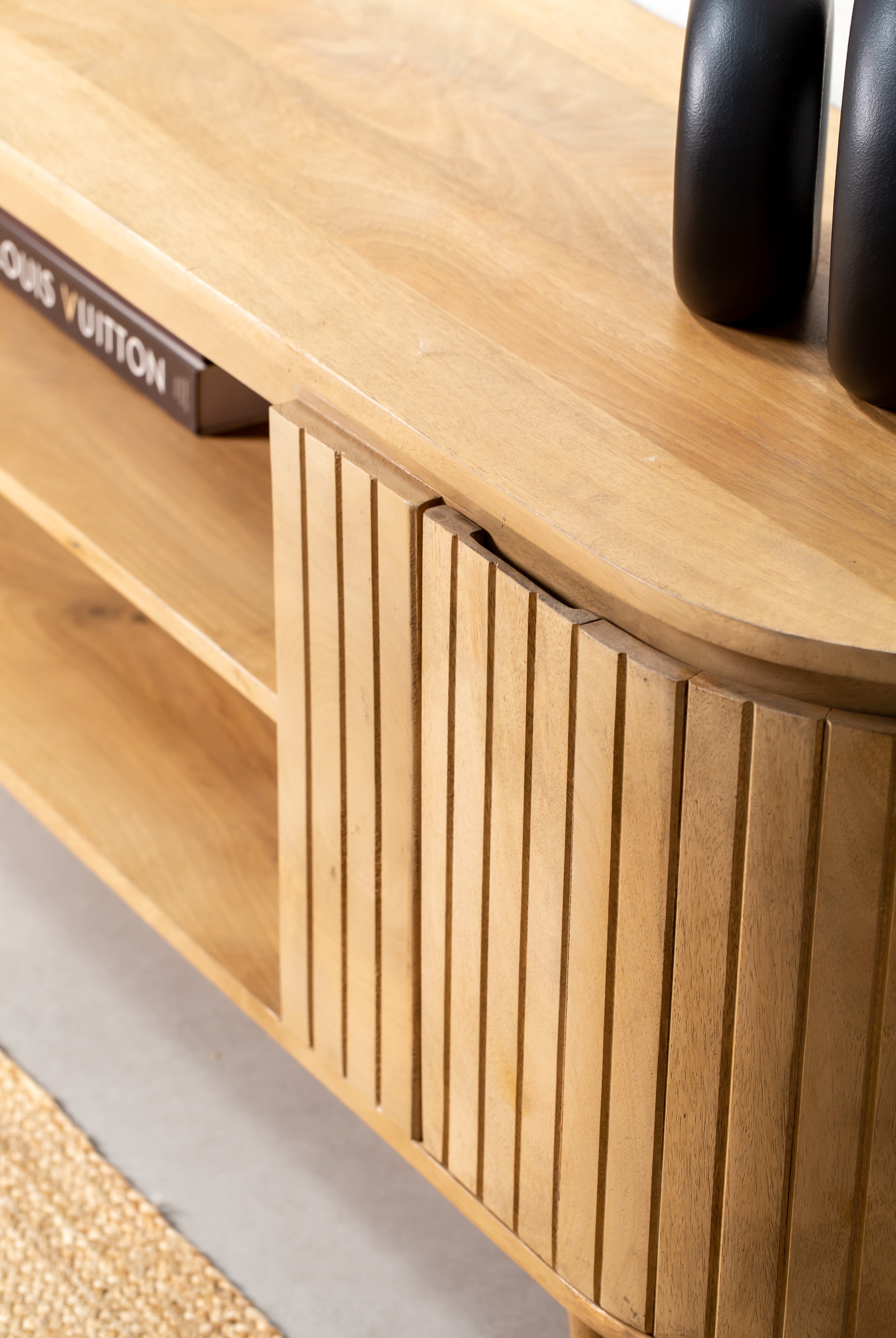 Autumn Slat Media Console Homekode