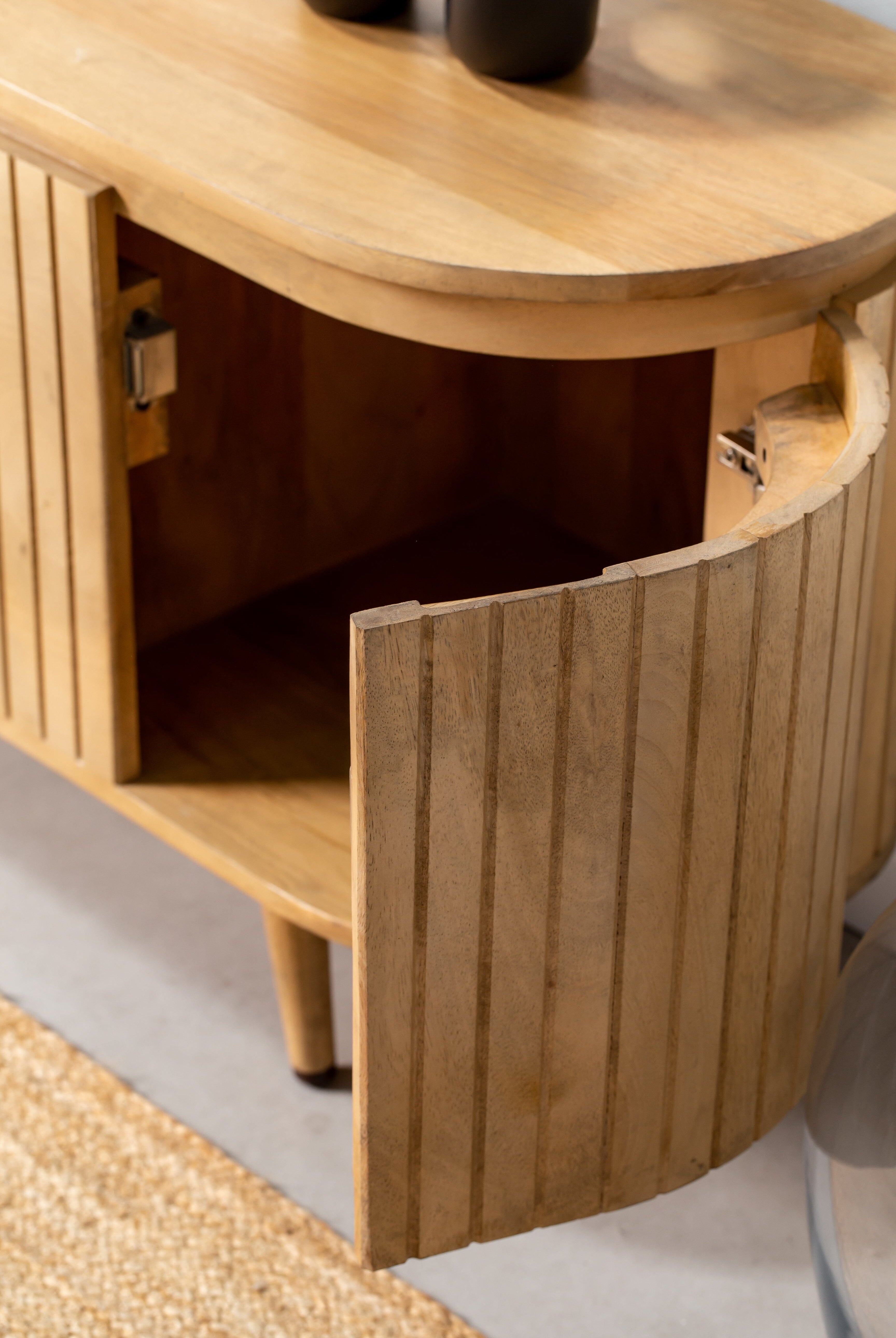 Autumn Slat Media Console Homekode