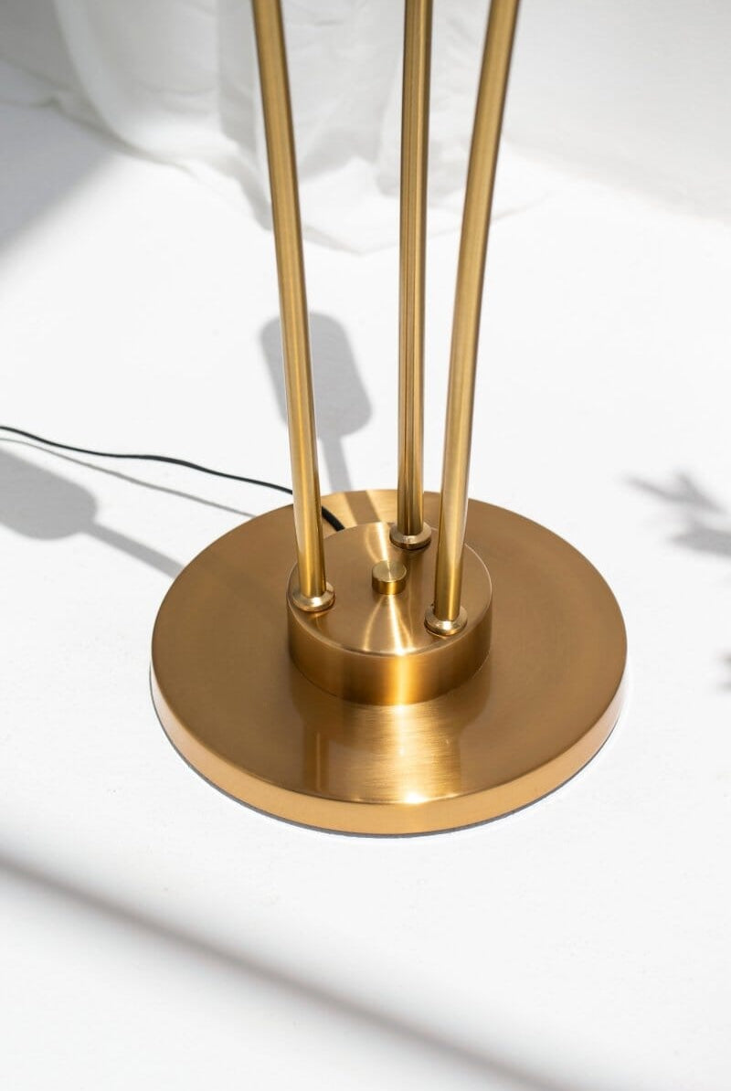 Modern Elegance: Tri-Rod Glass Floor Lamp Homekode