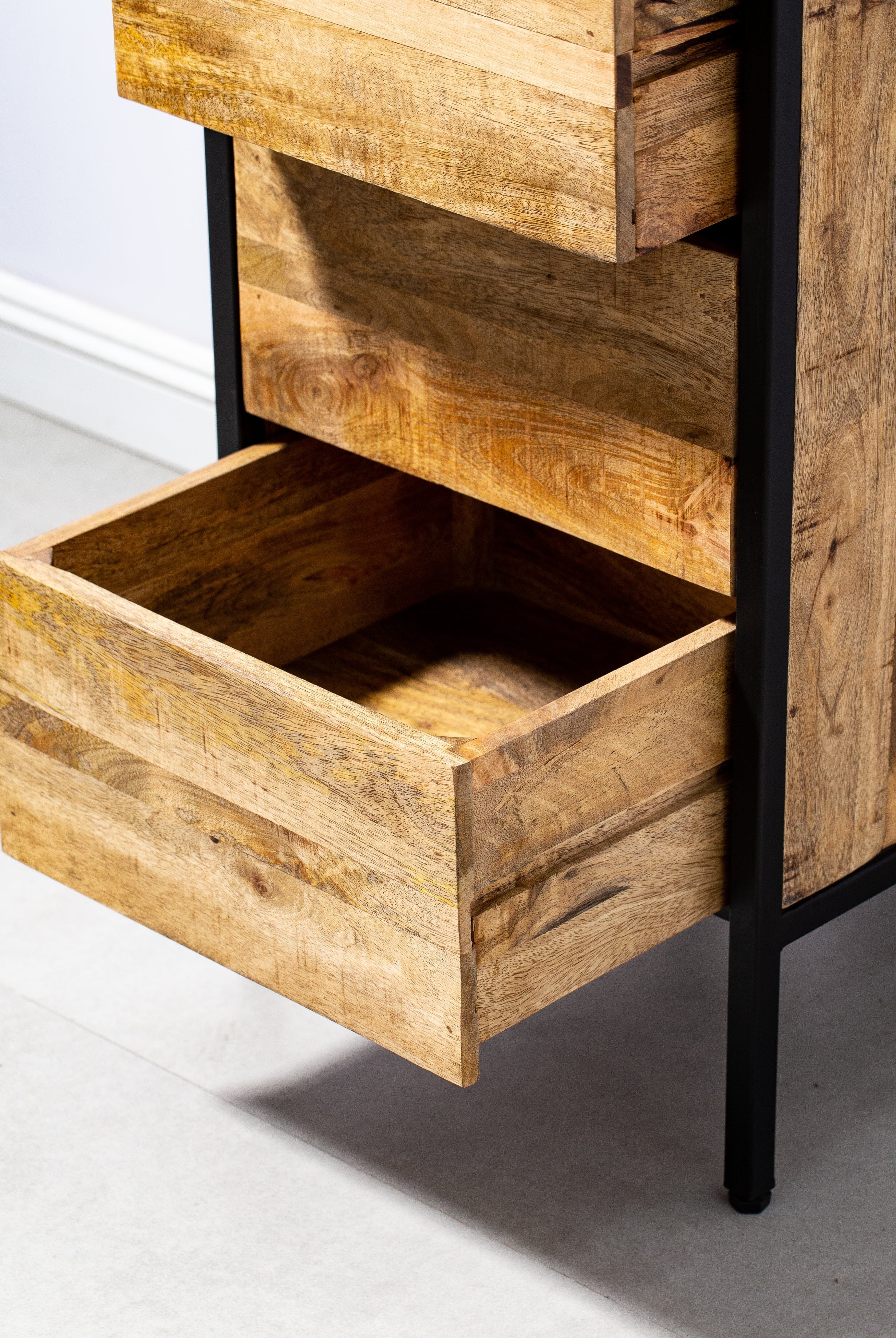 3 Drawers Cabinet with 3 Shelves Homekode