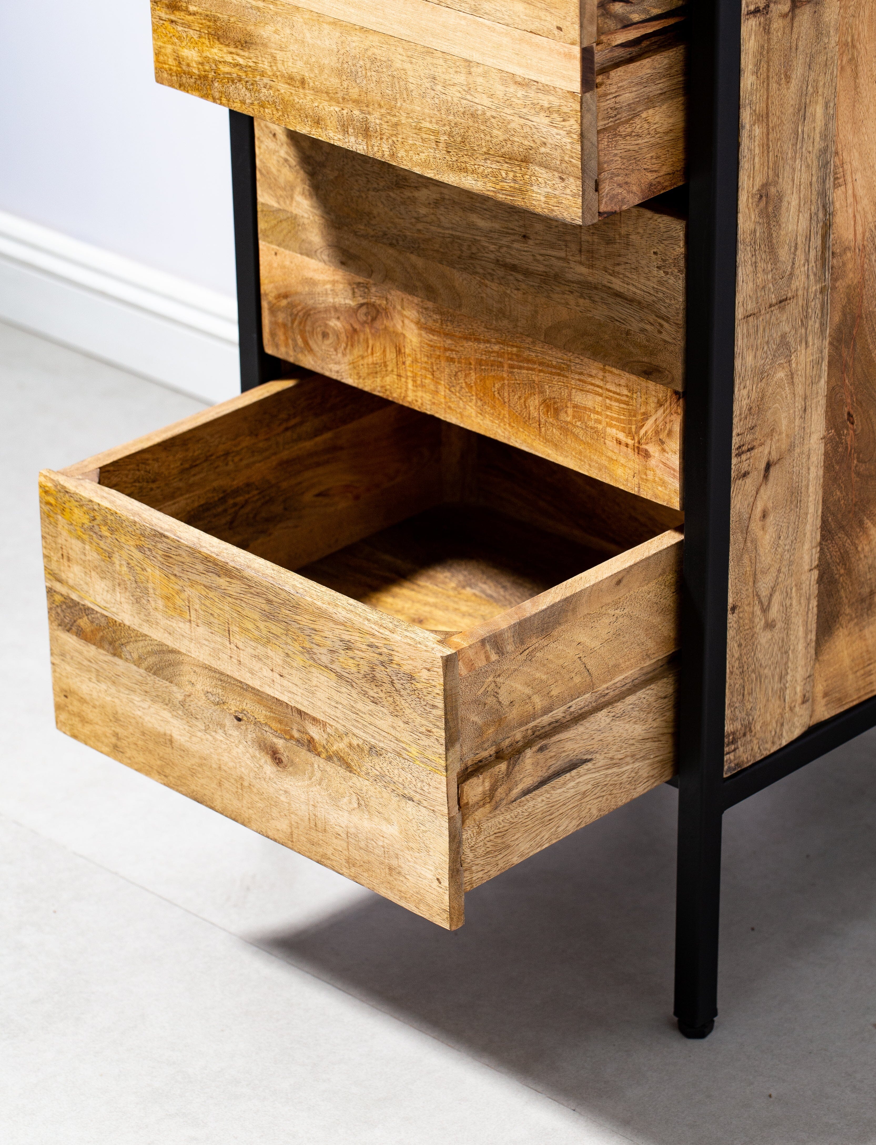 3 Drawers Cabinet with 3 Shelves Homekode