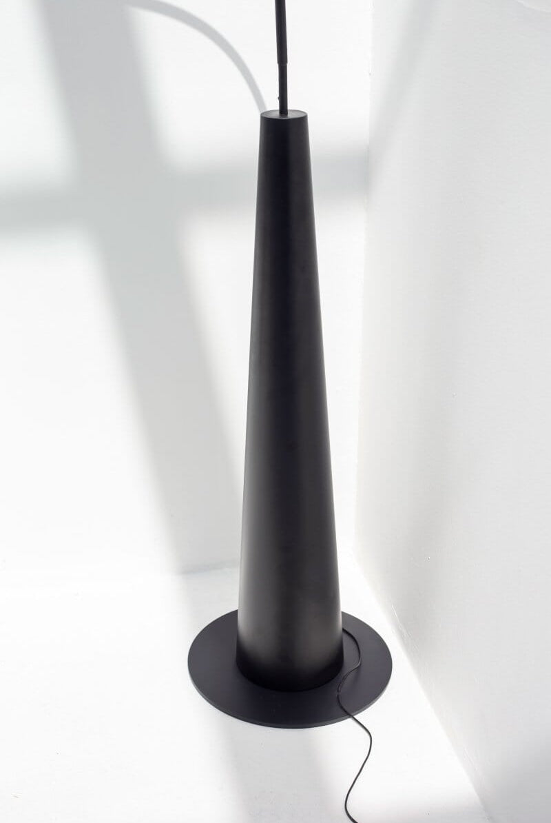 Black Overarch Floor Lamp