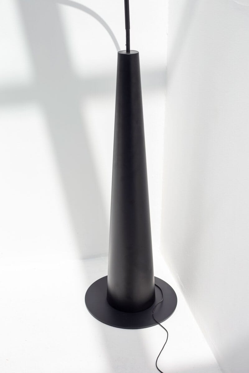 Black Overarch Floor Lamp