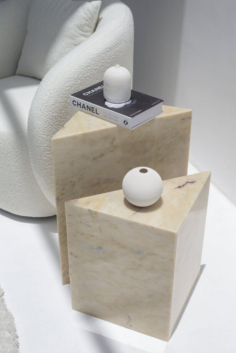 Ersa Green Onyx Marble Plinth (2 Sizes)