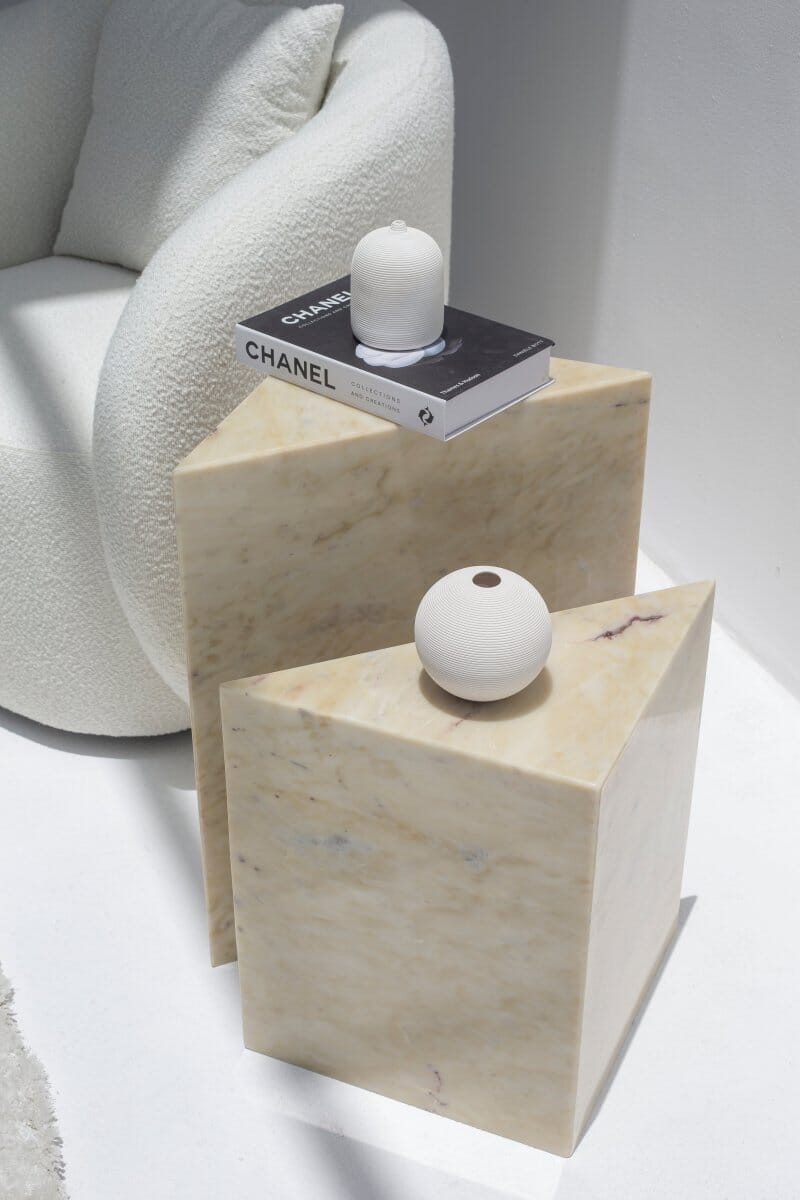 Ersa Green Onyx Marble Plinth (2 Sizes)