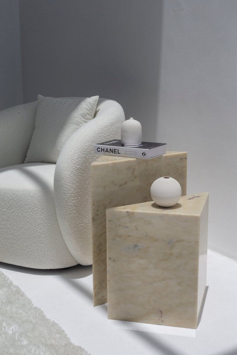 Ersa Green Onyx Marble Plinth (2 Sizes)