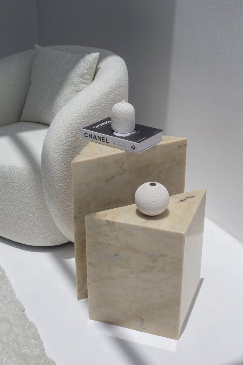 Ersa Green Onyx Marble Plinth (2 Sizes)