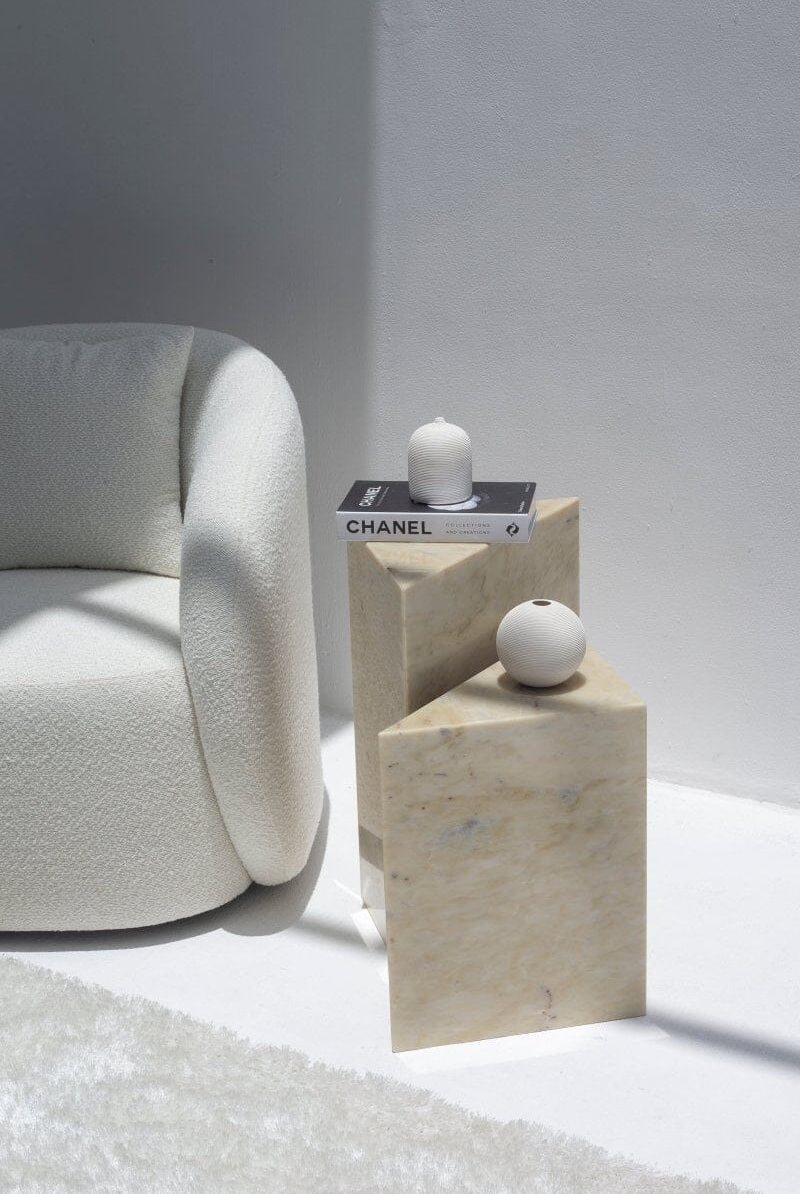 Ersa Green Onyx Marble Plinth (2 Sizes)