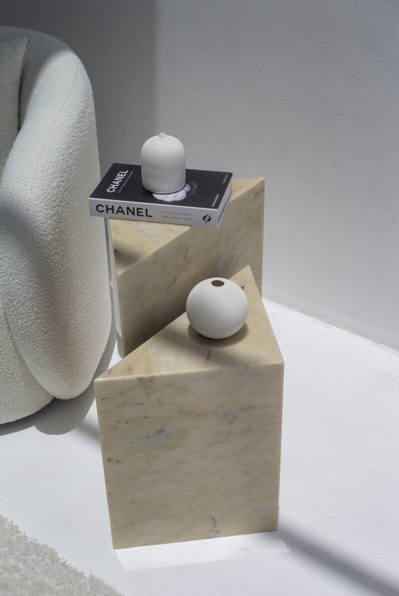 Ersa Green Onyx Marble Plinth (2 Sizes)