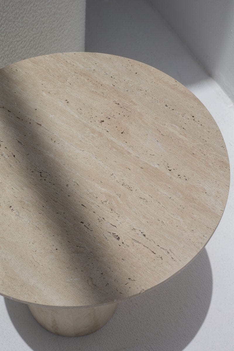Harriet Travertine Side Table (2 Sizes)