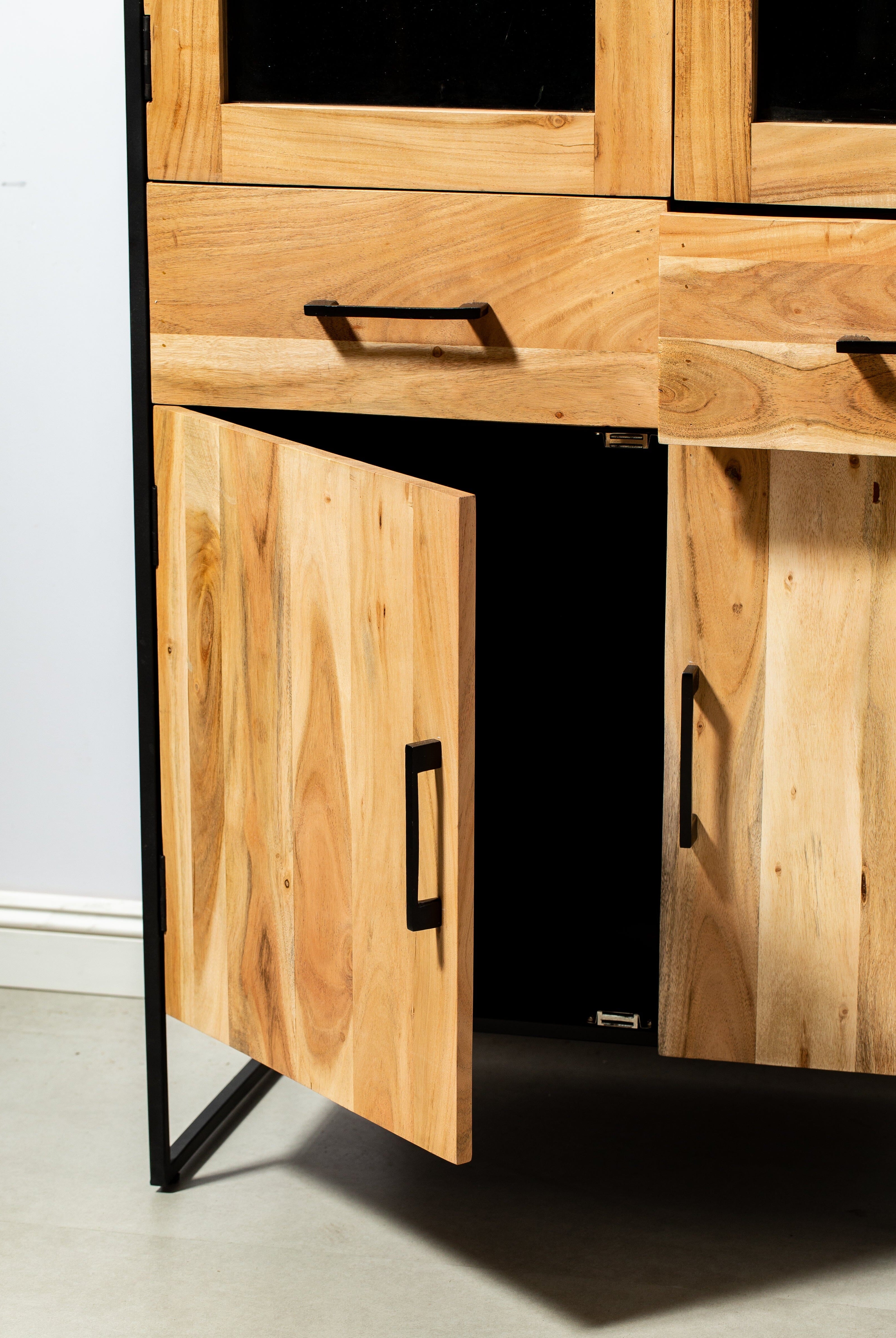 Display Cabinet with Four Doors Homekode