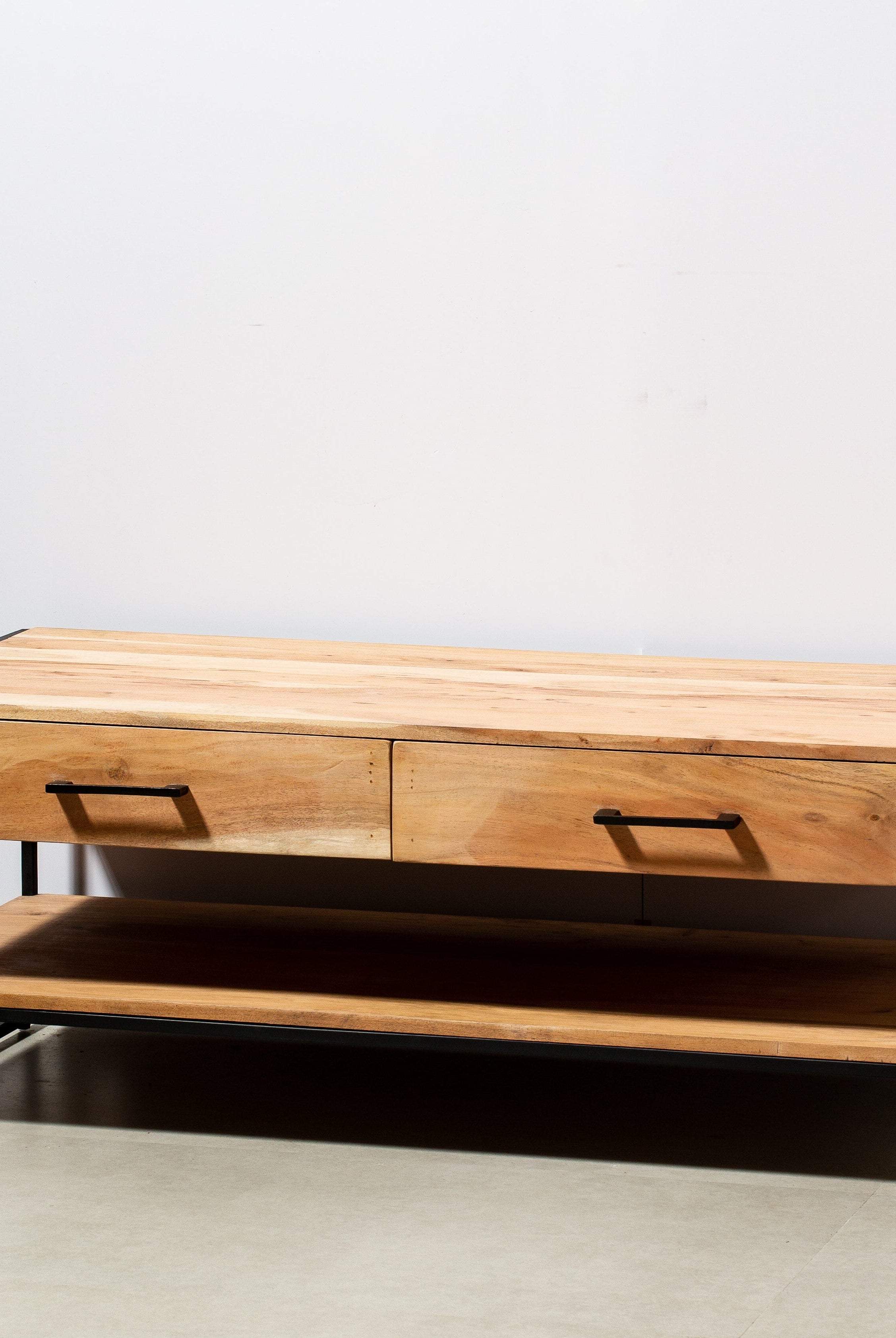 Two Drawers with One Shelf TV Unit Homekode