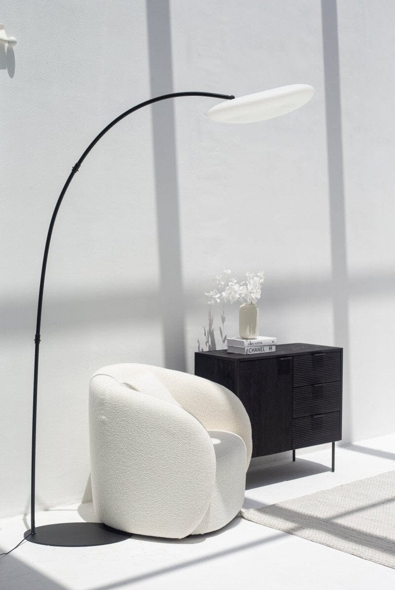 Black 3 Drawers & 1 Door Sideboard