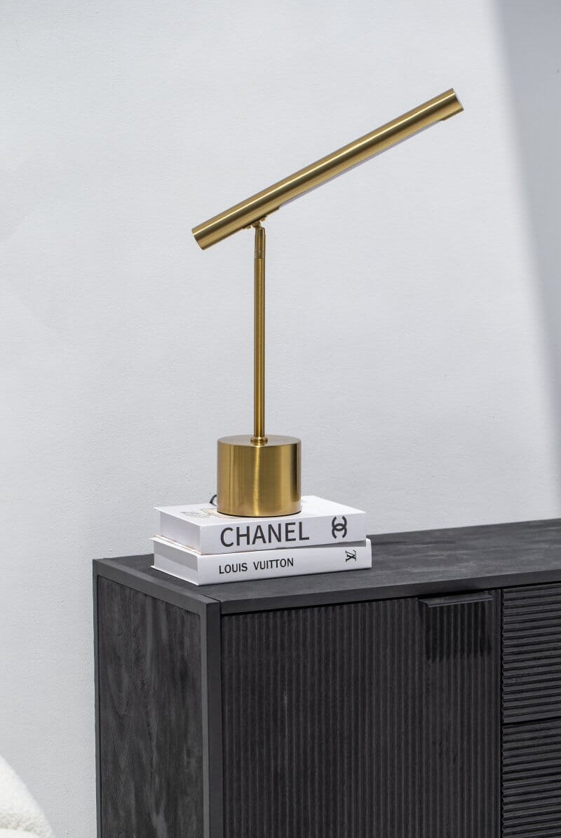 Sleek Minimalist: Modern Metal LED Table Lamp
