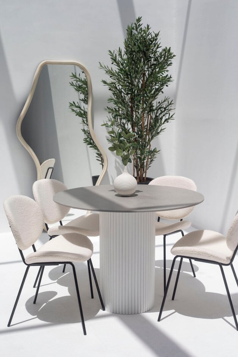 Cornelia Grey Dekton Dining Table (3 Base Colors)