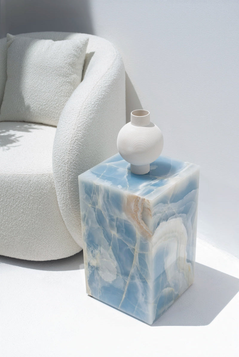 Hermoine Blue Onyx Plinth (3 Sizes)
