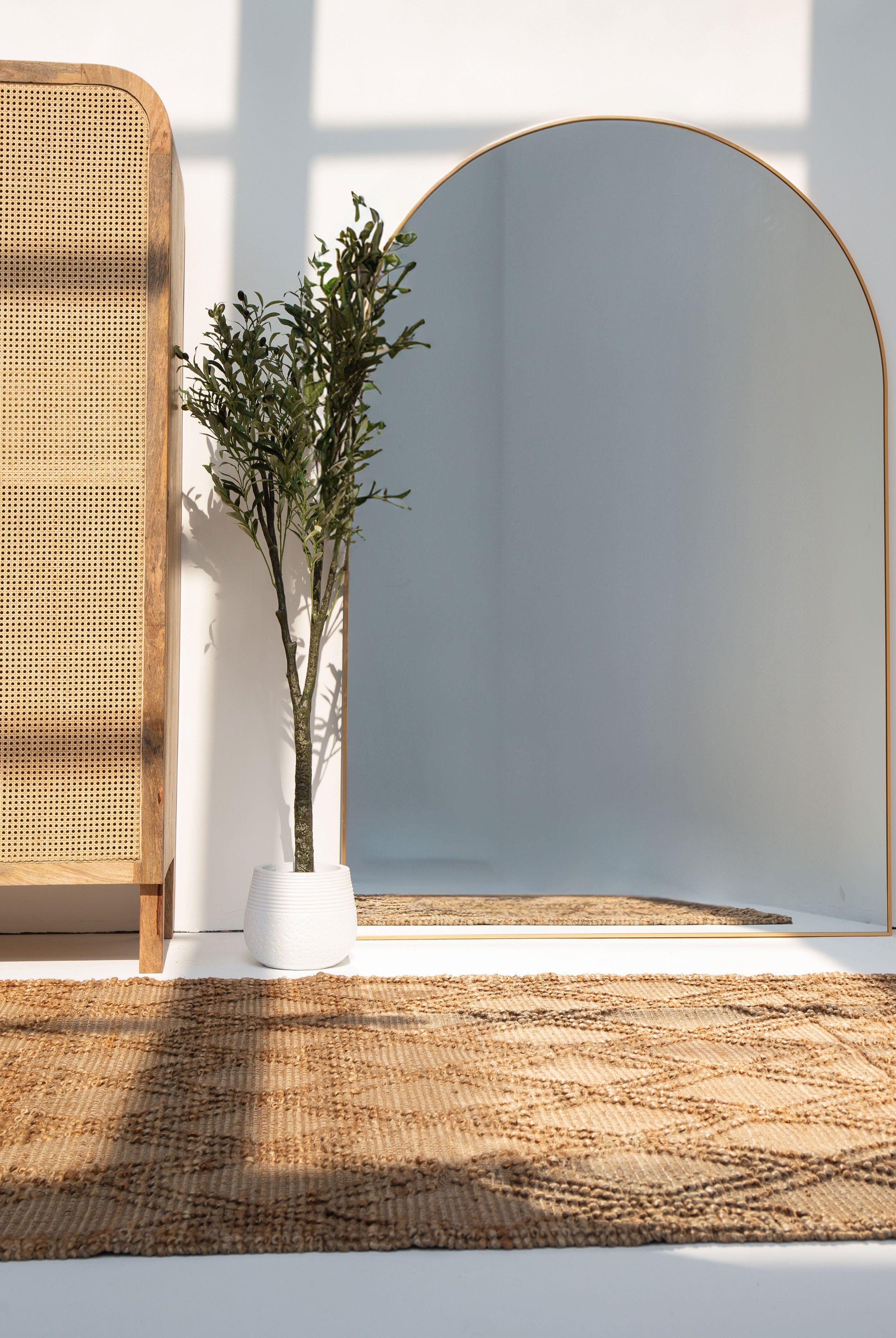 XL Gold Arch Full Length Mirror (3 Sizes) Mirrors Homekode