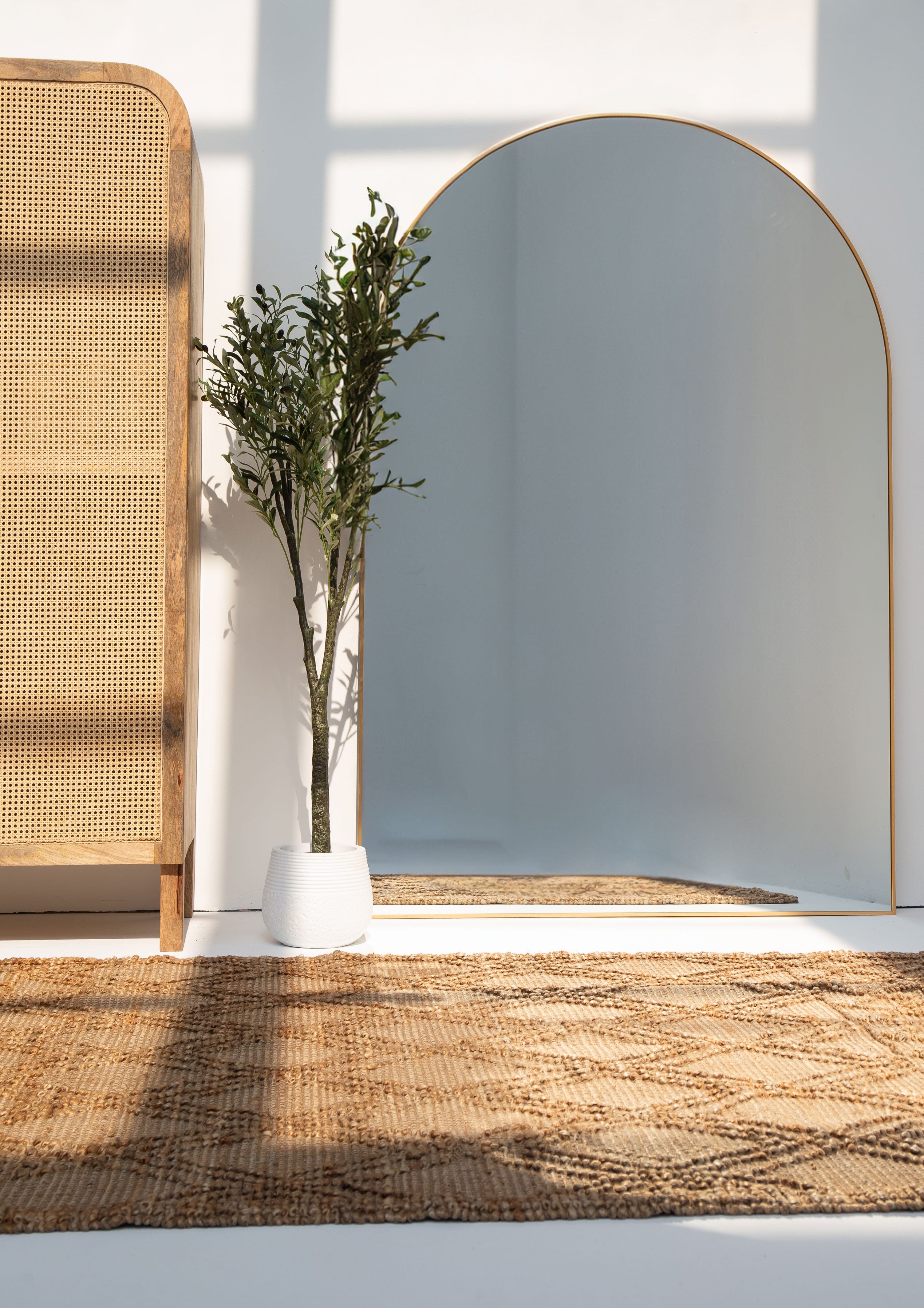 XL Gold Arch Full Length Mirror (3 Sizes) Mirrors Homekode