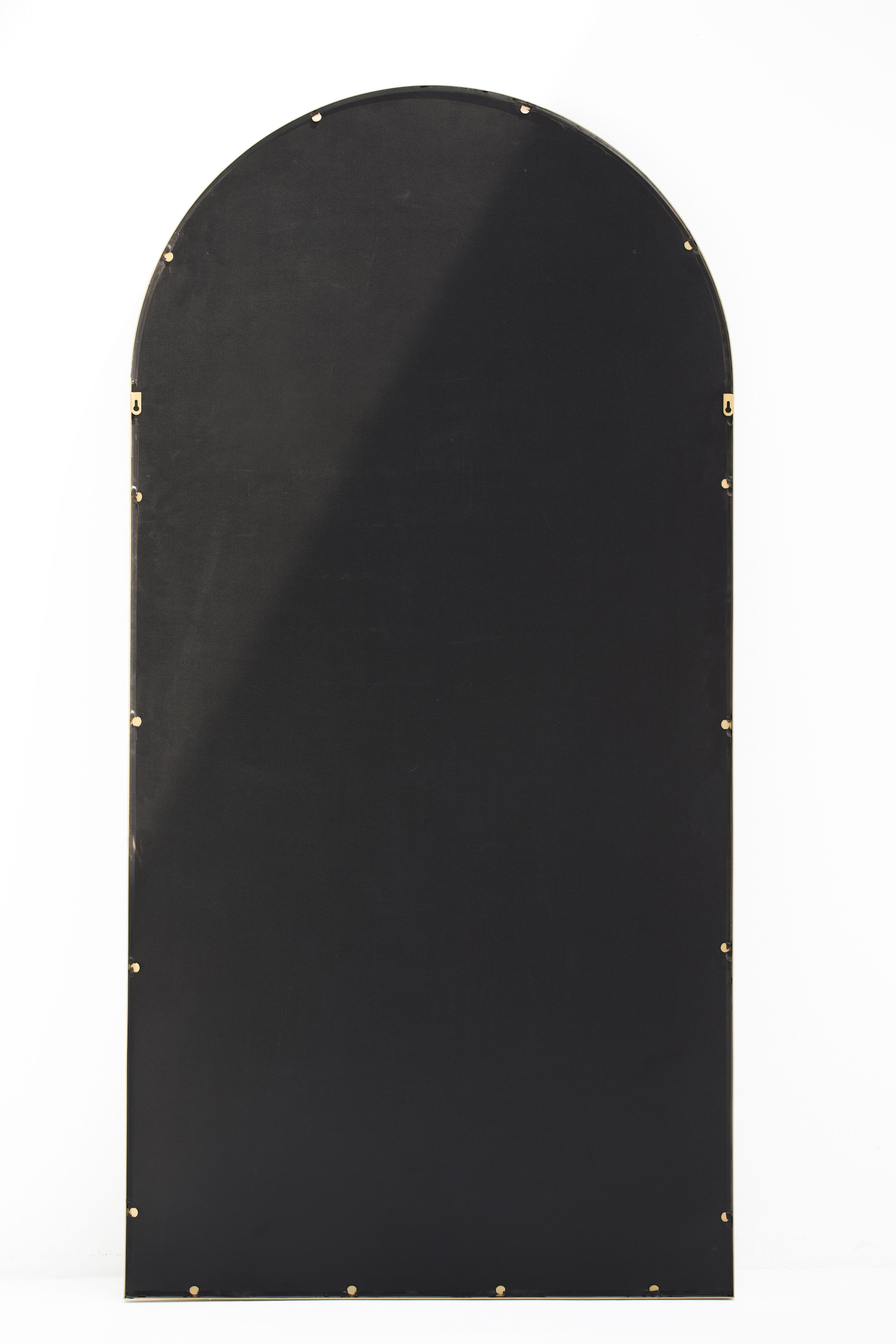 Astrid Gold Window Arch Full Length Mirror (200X100 CM) Mirrors Homekode