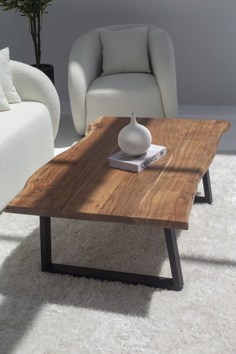 Myra Dark Acacia Coffee Table