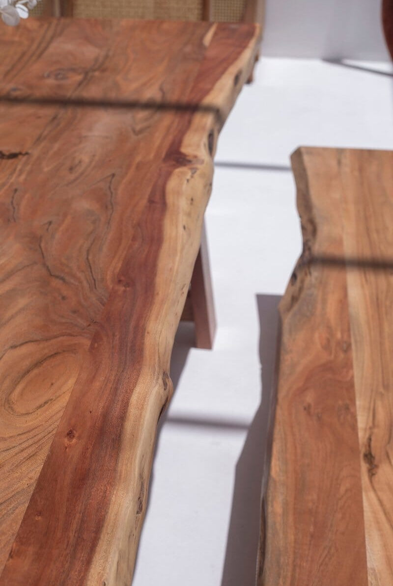 Paulina Dark Acacia Dining Table (7 Sizes)