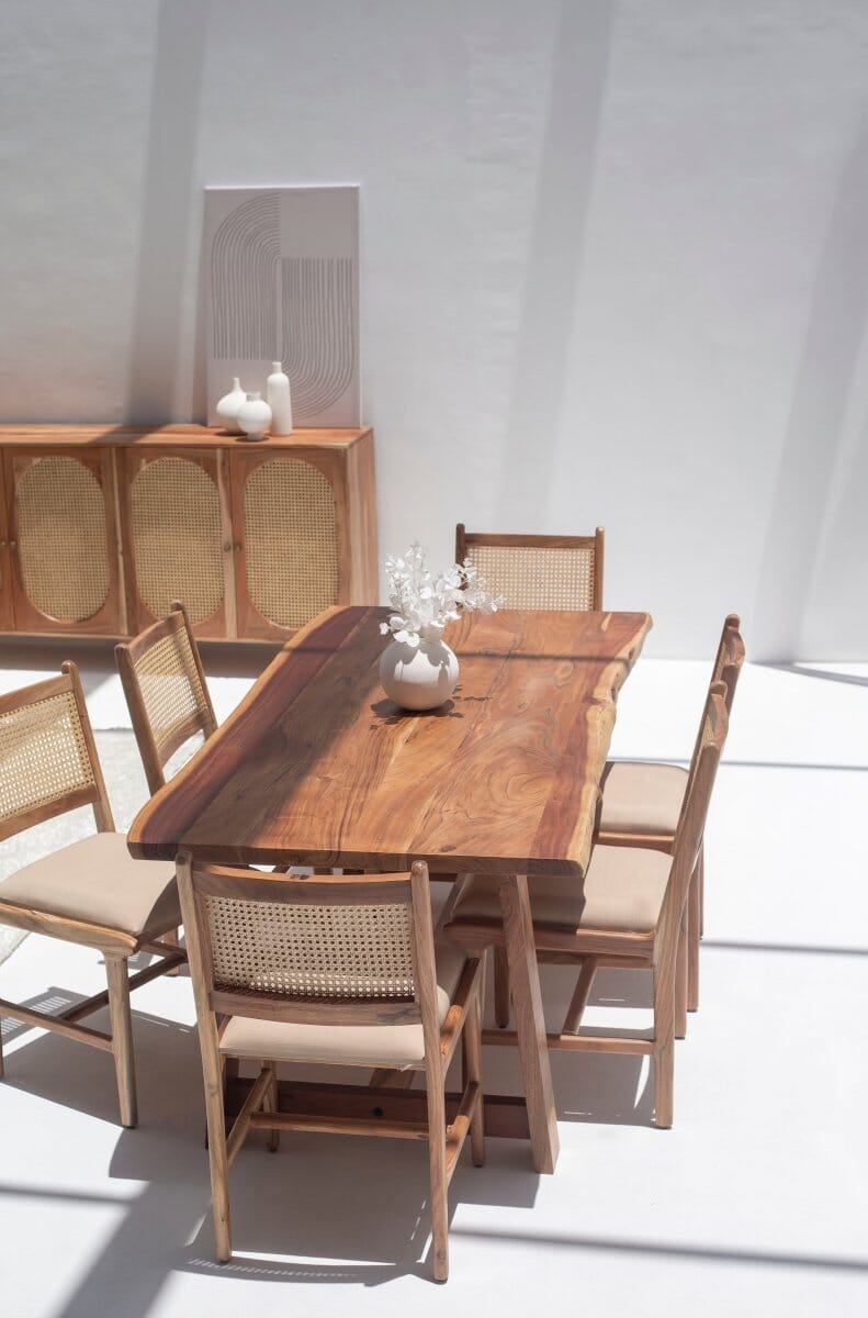 Paulina Dark Acacia Dining Table (7 Sizes)