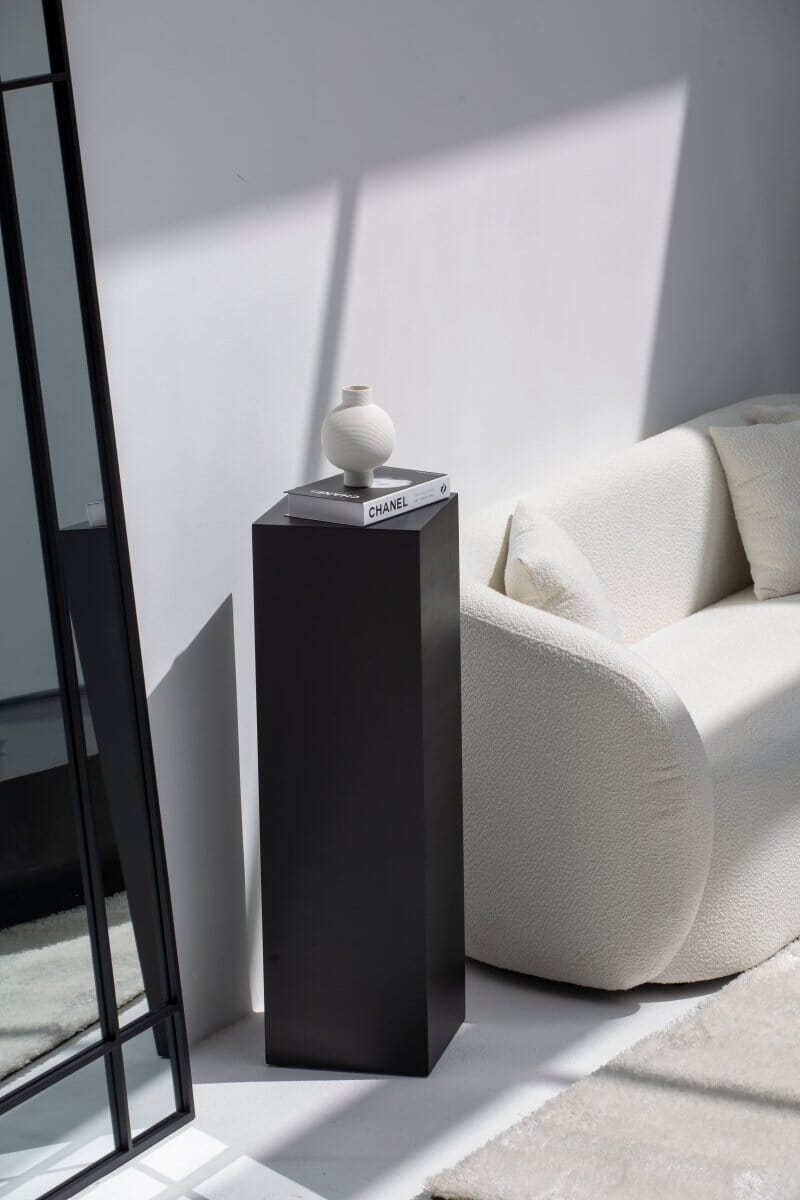 Zelda Black MDF Plinths (3 Sizes Available) MUZ Homekode