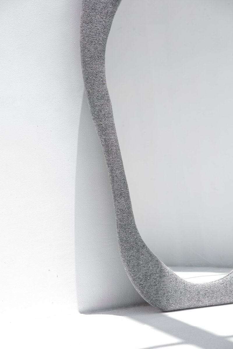 Roxana Grey Squiggly Mirror (200x100CM) Homekode