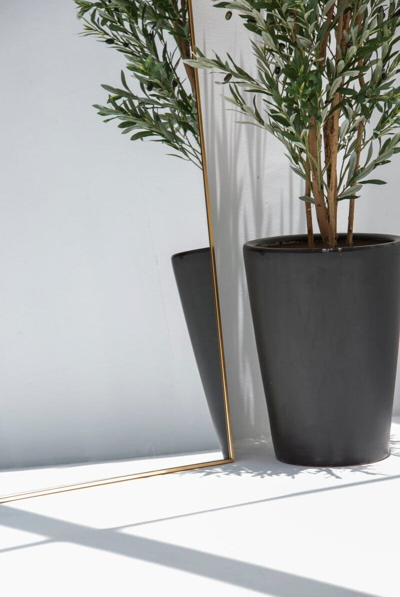 Stella Gold Flat Arch Mirror (2 Sizes) Mirrors Homekode