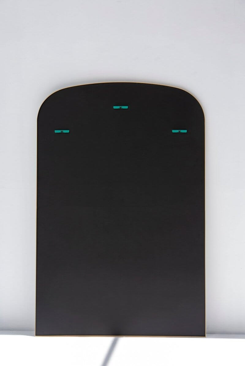 Stella Gold Flat Arch Mirror (2 Sizes) Mirrors Homekode