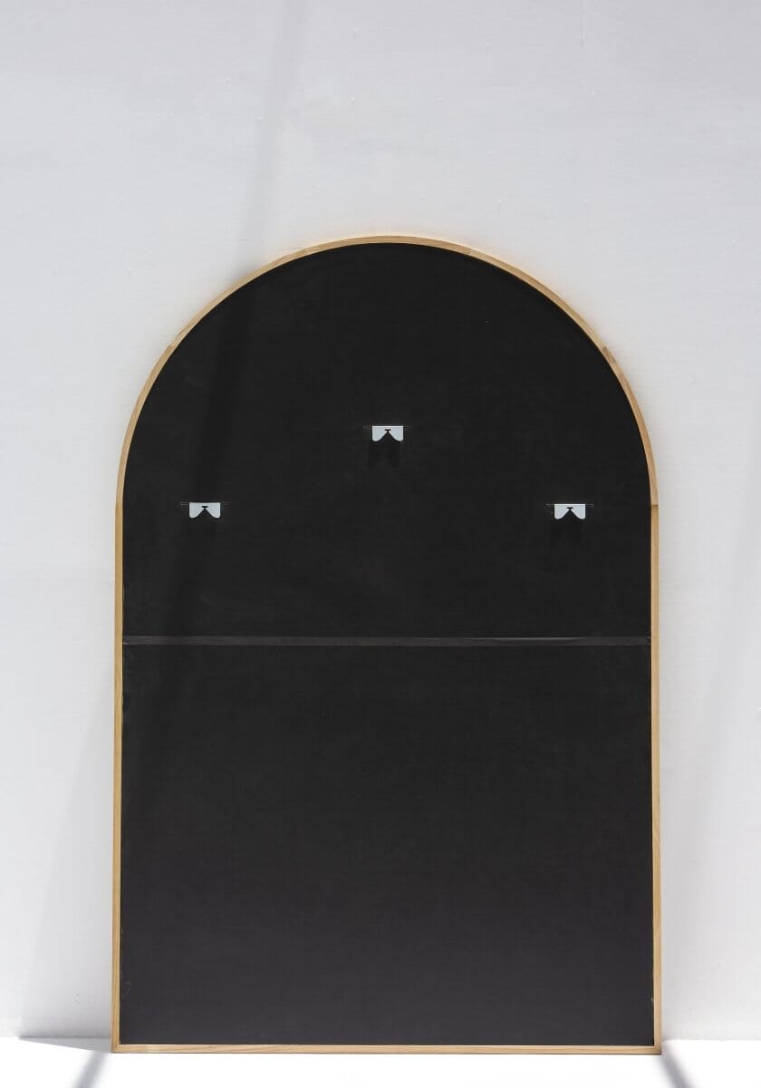 Eleanor Light Wood Arch Mirror (210x140CM) Homekode