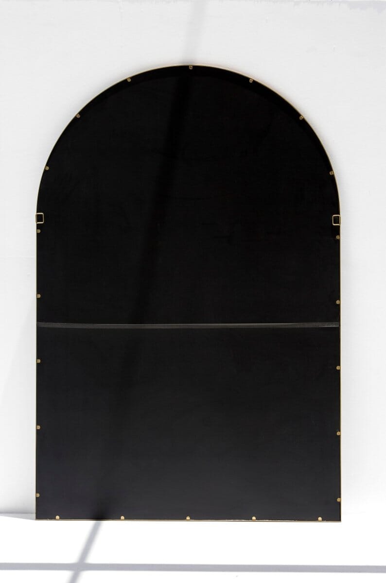 Full Length Arched Brass Wall Mirror (2 Sizes) Homekode
