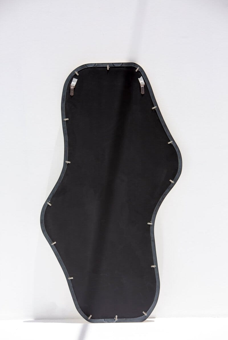 Mirage Curvy Wooden Fr Mirror Homekode