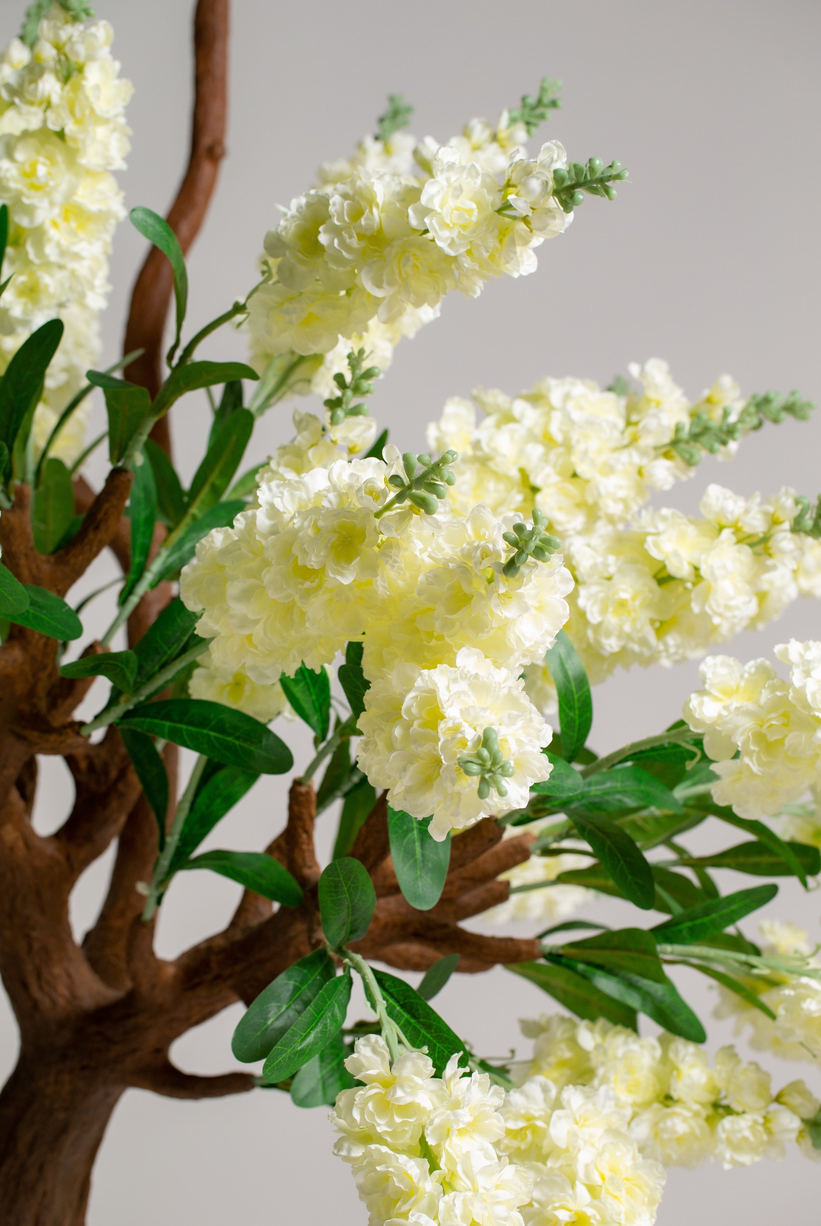 White Wisteriaificial Plant (Pot not included) Homekode