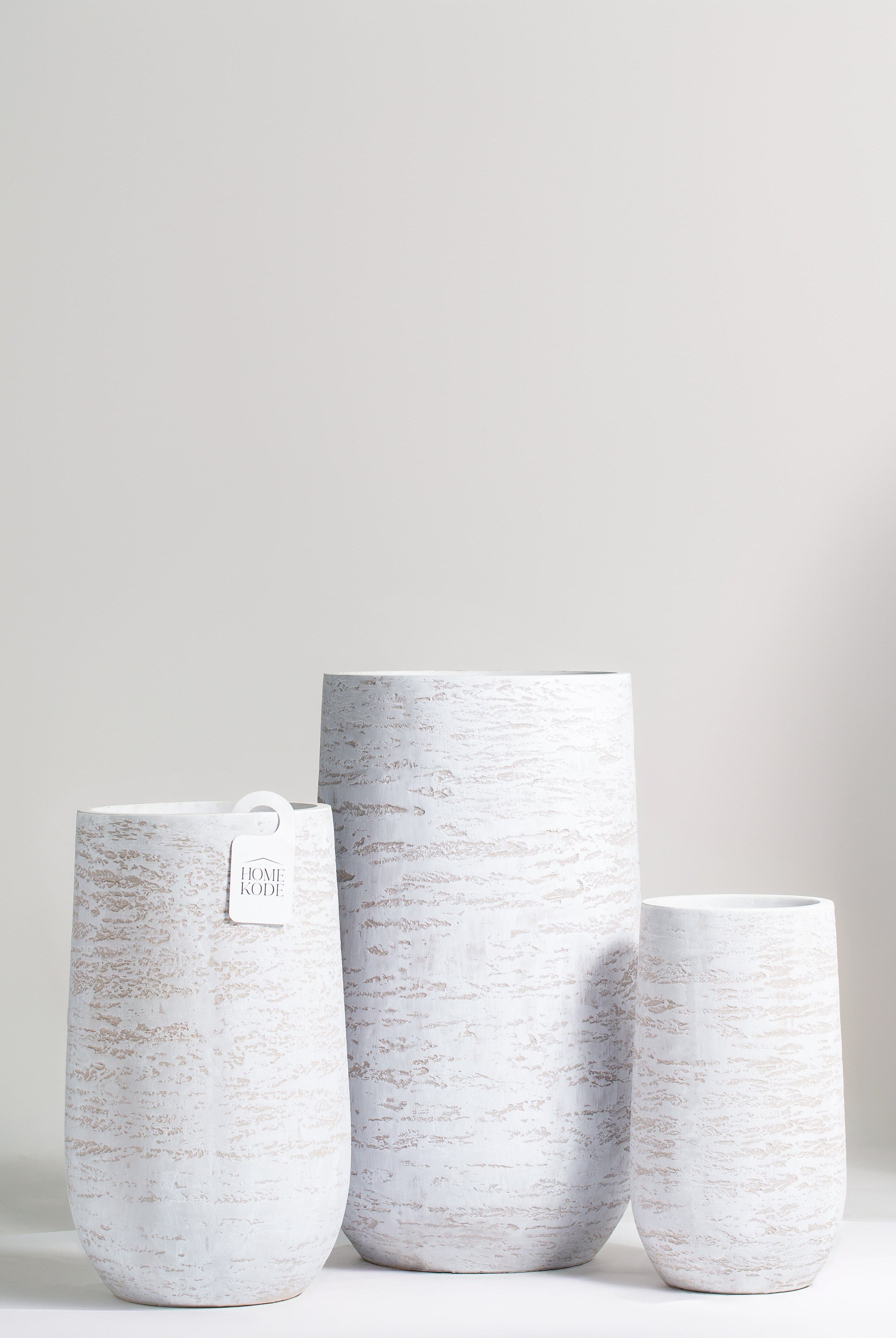 Textured Ceramic Plant Pot