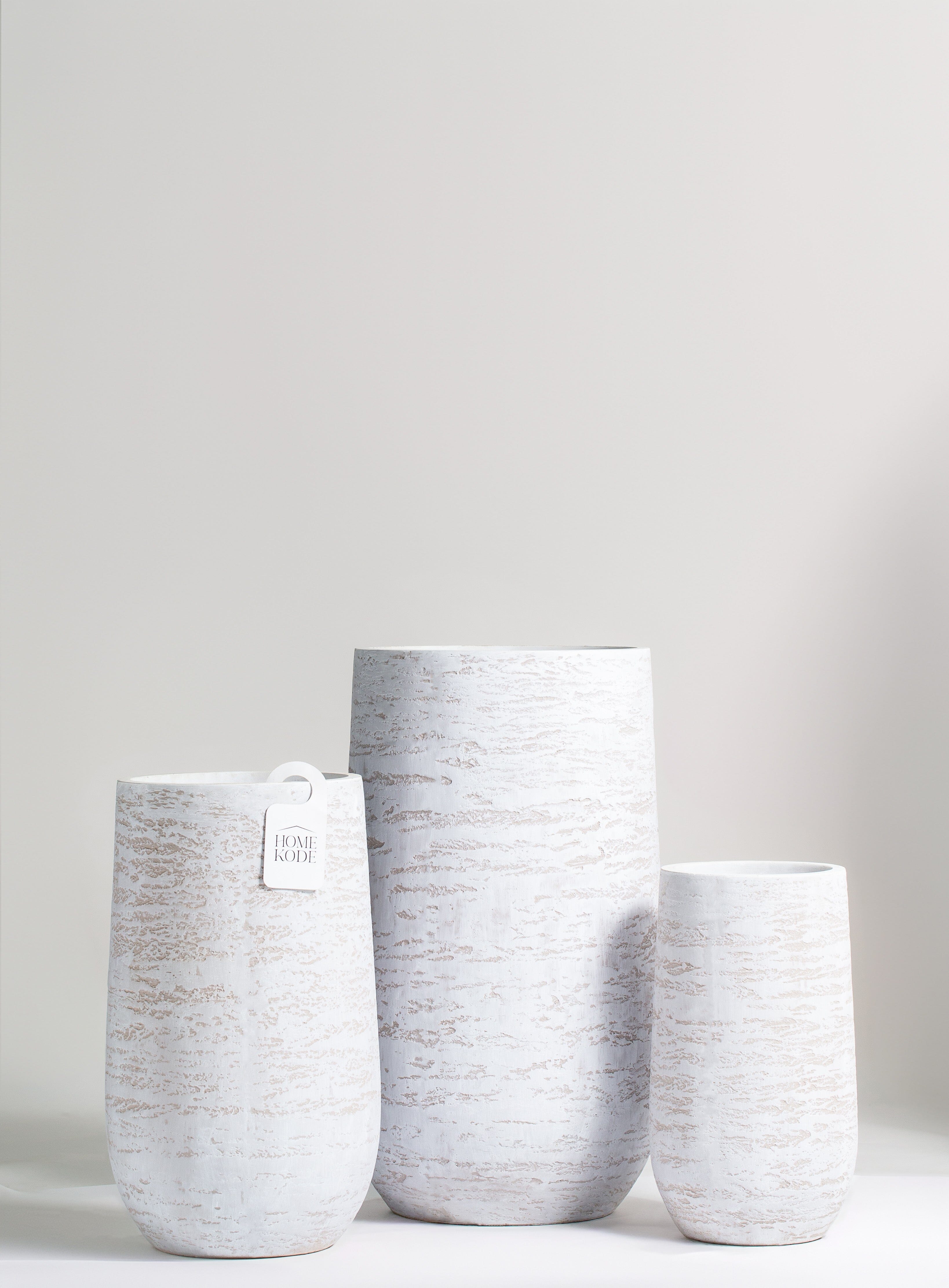 Textured Ceramic Plant Pot