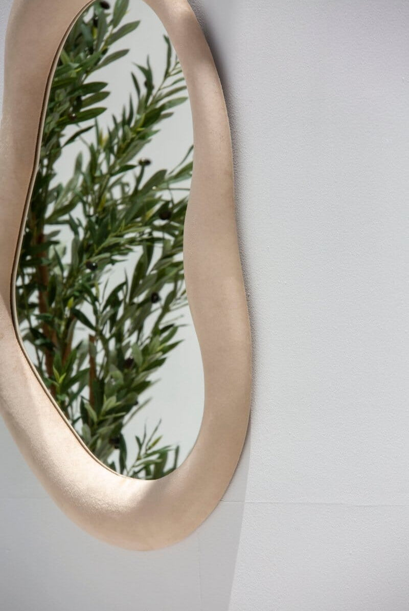 Faye Flannelette Fr Irregular Wall Mirror Homekode