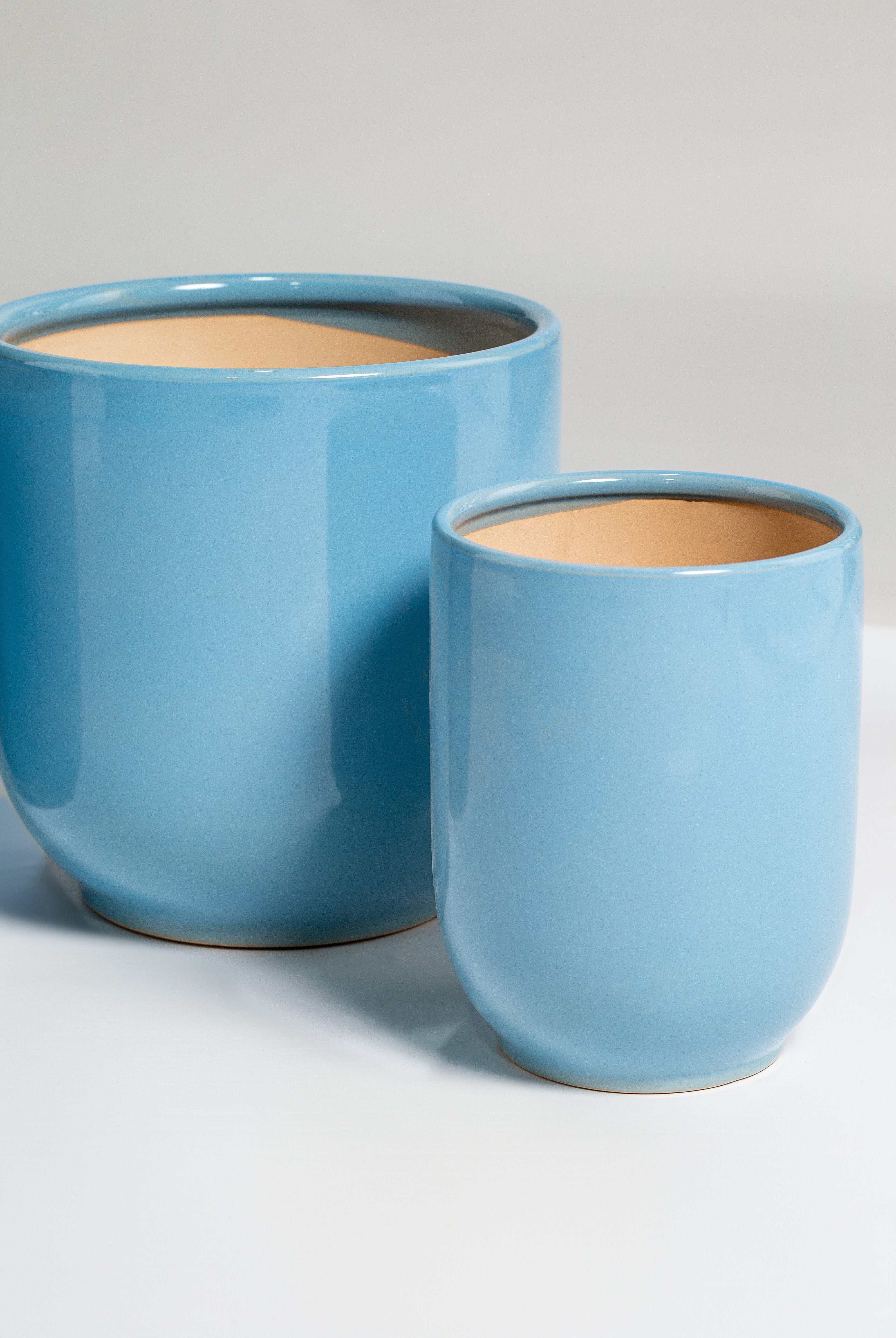 Blue Ceramic Plant pot (3 Sizes)