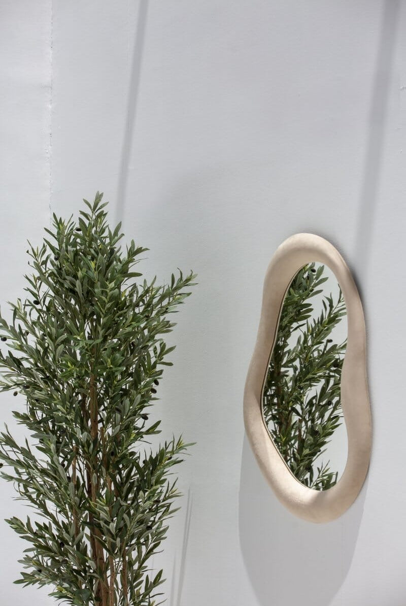 Faye Flannelette Fr Irregular Wall Mirror Homekode