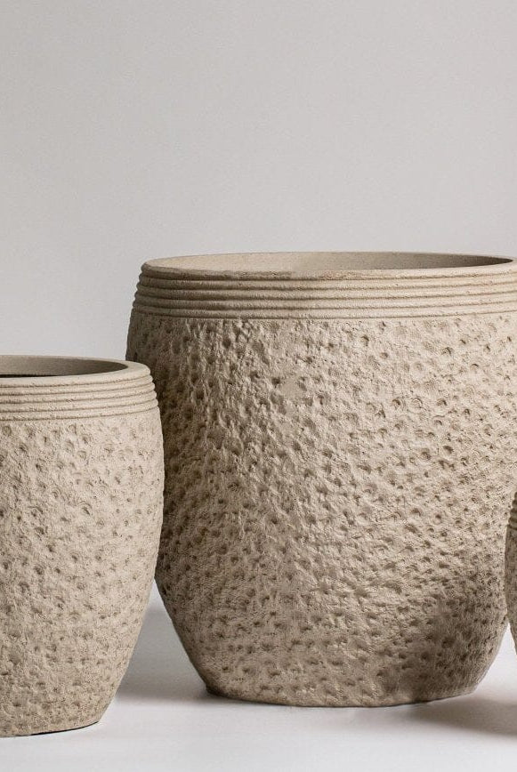 Beige Terracotta Pot (3 Sizes)