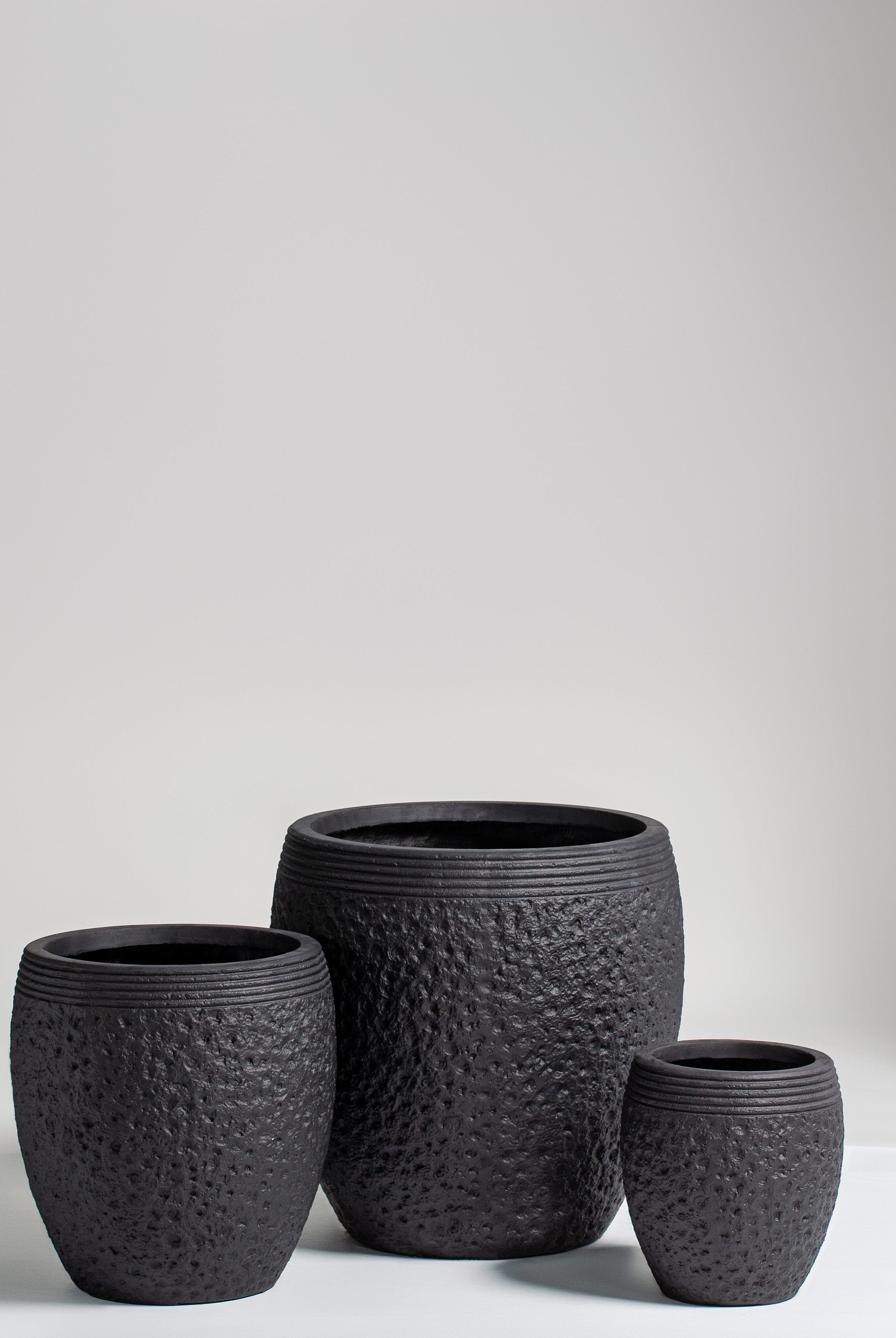 Black Terracotta Pot