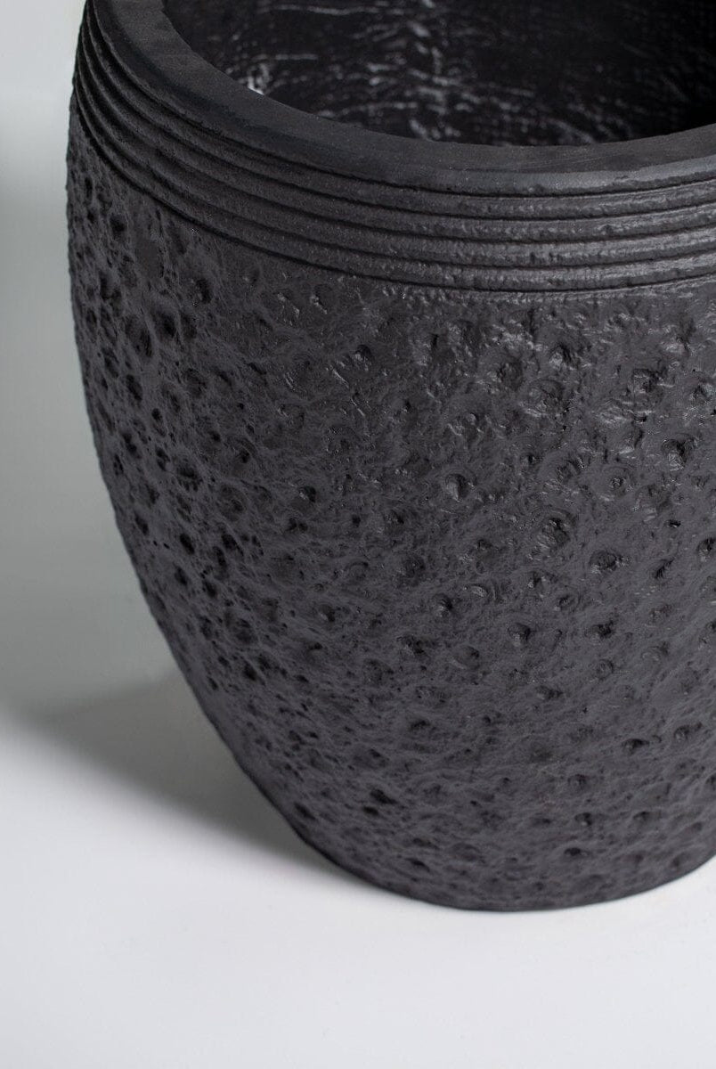 Black Terracotta Pot (3 Sizes)