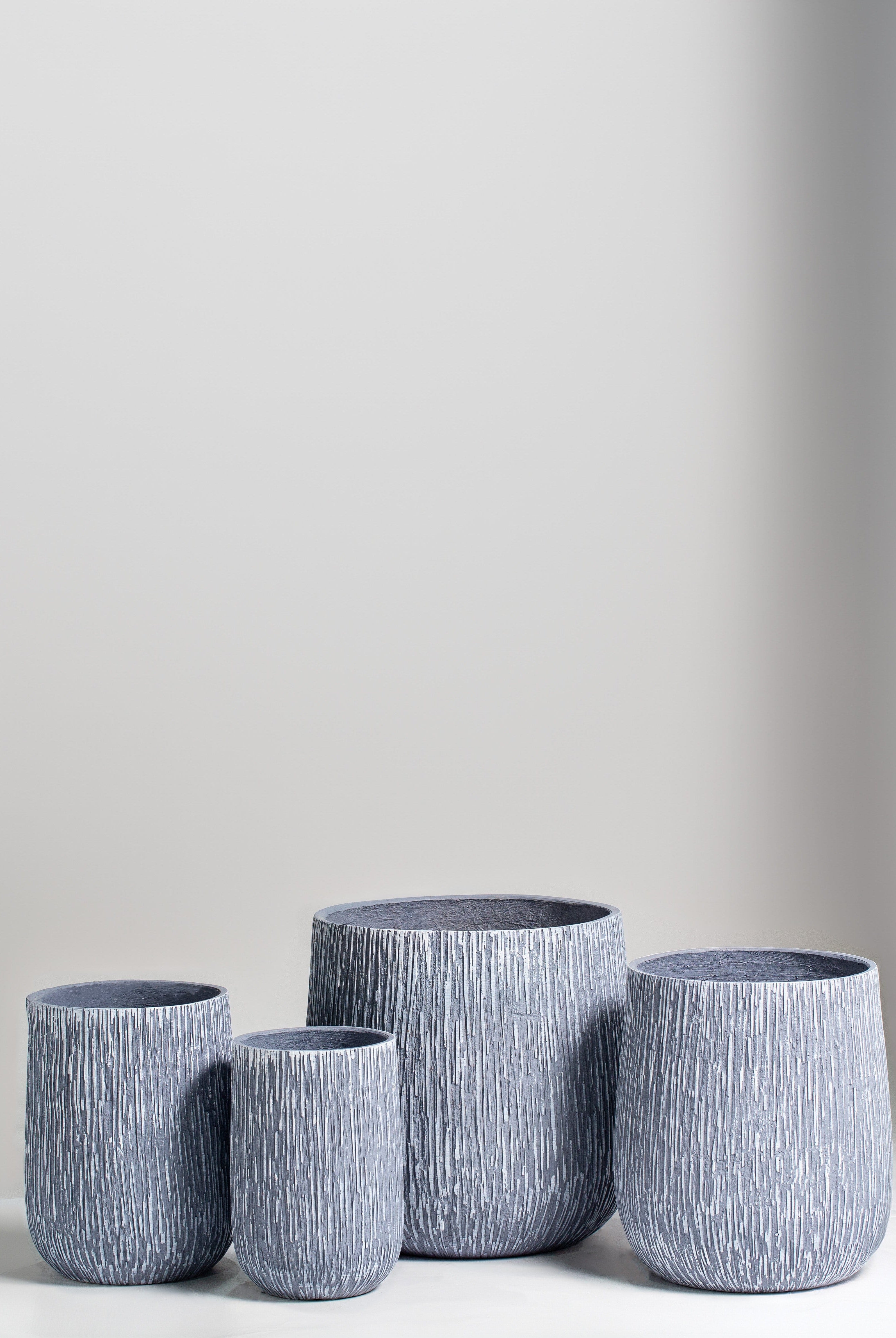 Grey Texture Ceramic Plant pot