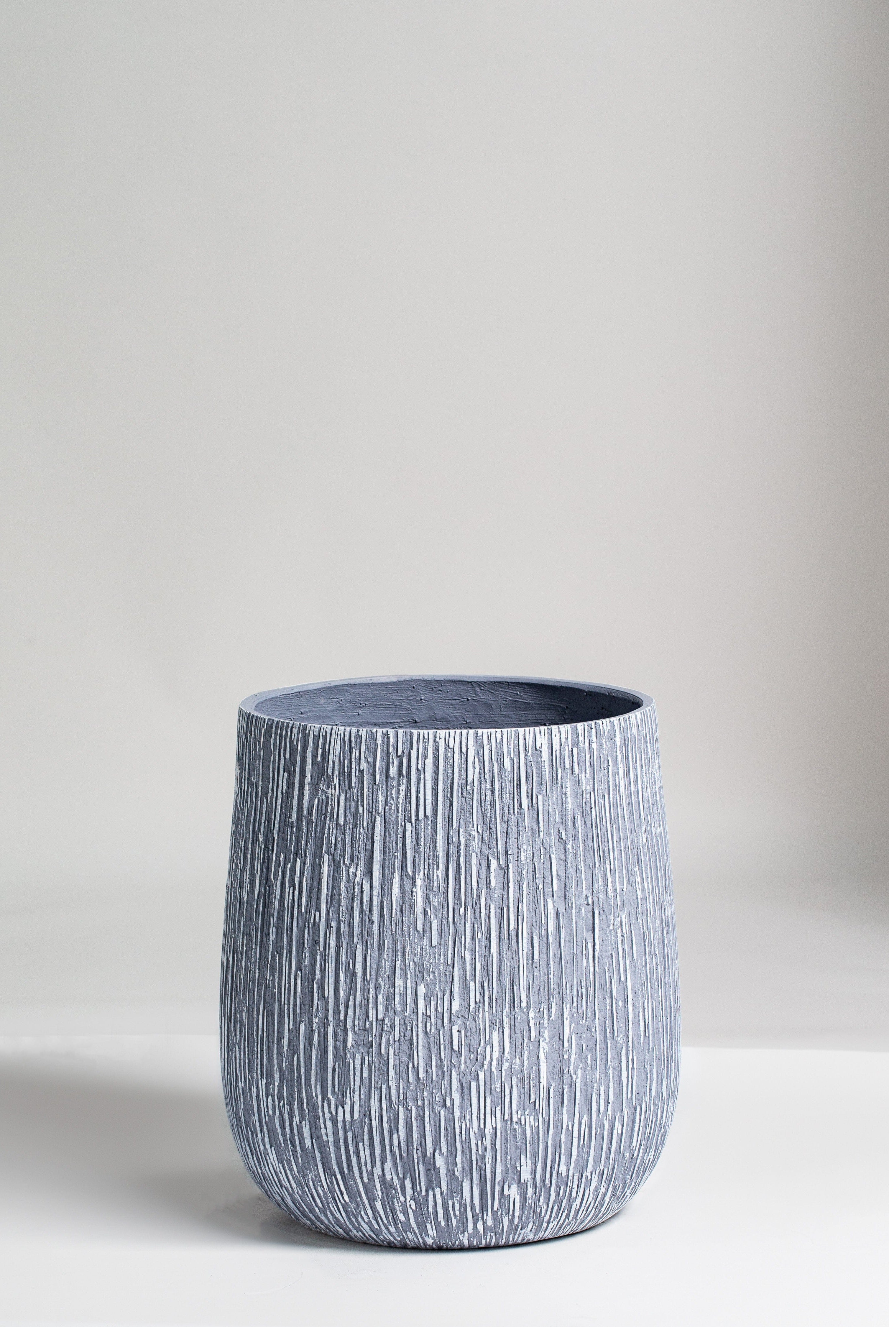 Grey Texture Ceramic Plant pot (4 Sizes)