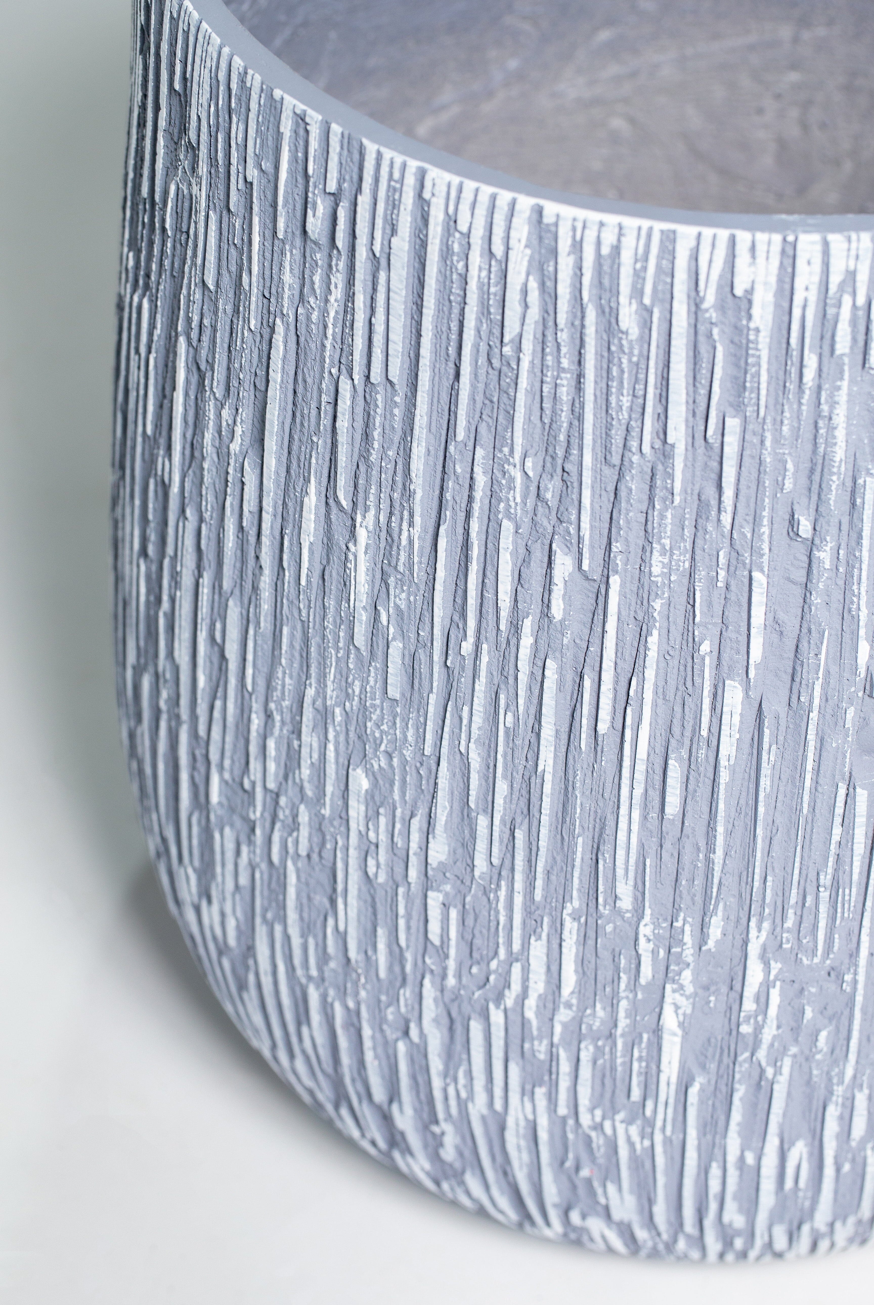 Grey Texture Ceramic Plant pot (4 Sizes)