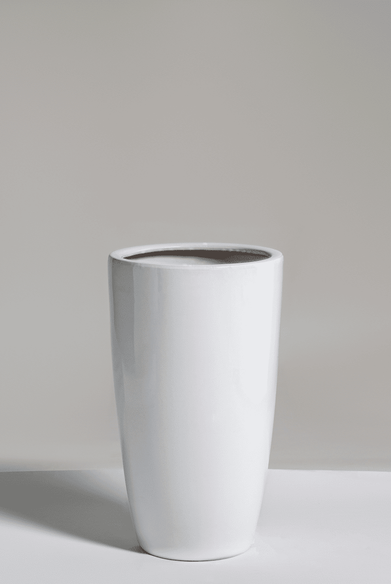 White Ceramic Pot (3 Sizes)