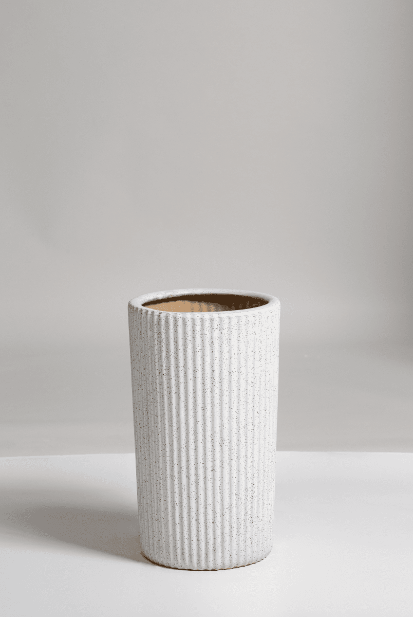 White Sand Patterns Ceic Pot (3 Sizes Available)