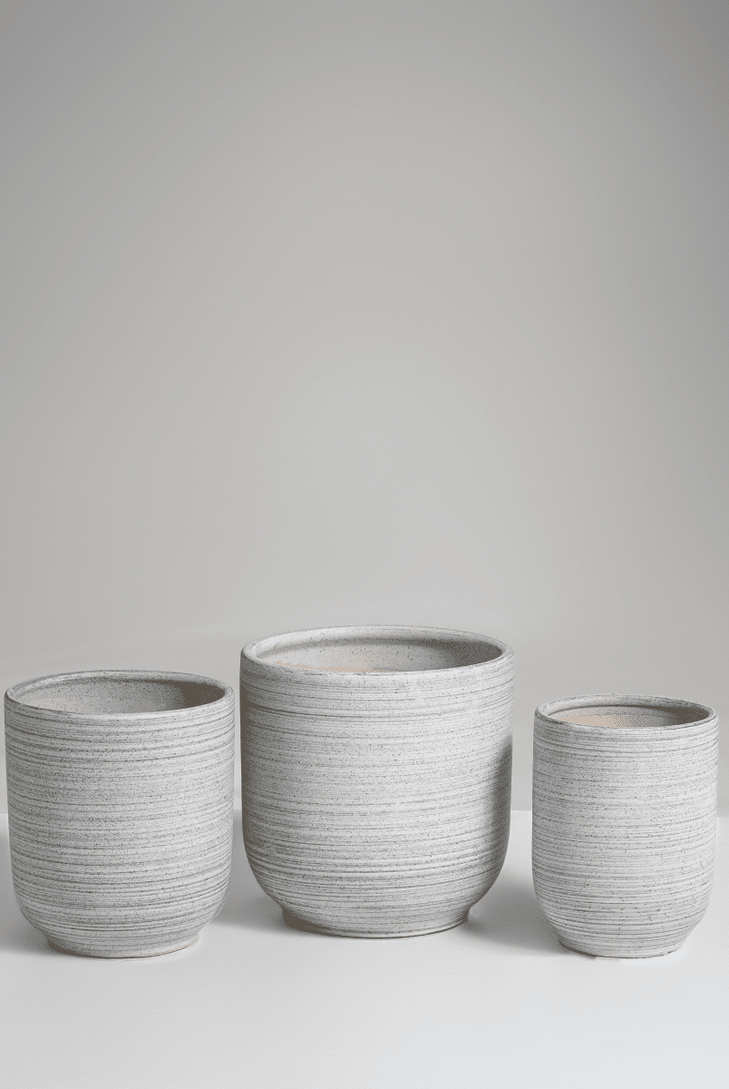 Grey Ceramic Plant Pot