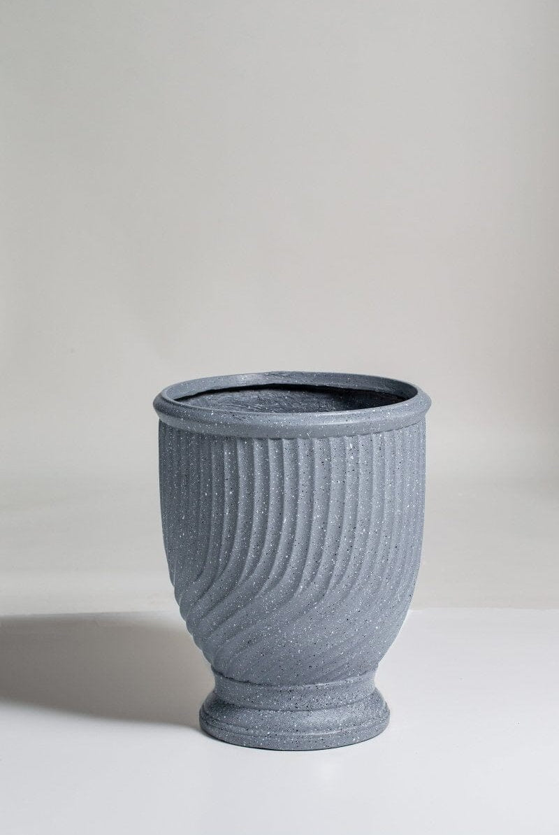 Dark Grey Ceramic Plant Pot (3 Sizes Available)